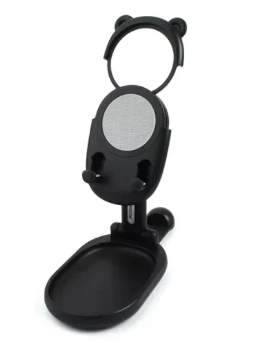 Suport de masa pliabil Andowl Q Z72 cu oglinda si suport pentru obiecte mici pentru smartphone