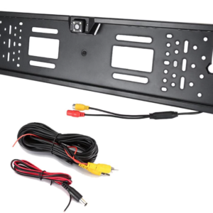 Suport numar auto cu camera video marsarier cu LED unghi filmare 170 grade BASE