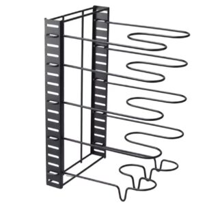 Suport organizator metalic pentru oale si tigai cu 5 rafturi