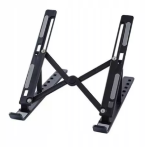 Suport tableta sau laptop plastic ABS reglaj 6 niveluri negru