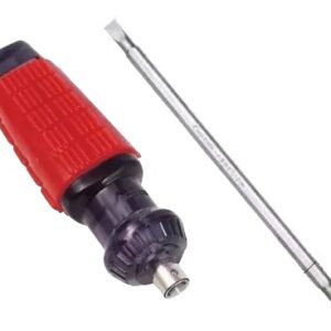 Surubelnita cu 2 capete Magnetice si maner Rosu Antialunecare