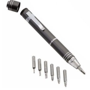 Surubelnita de buzunar tip stilou cu LED 7 in 1