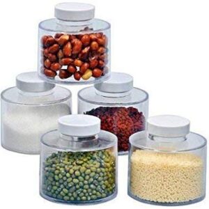 TURN condimente Spice Tower ce include 6 recipiente  transparent