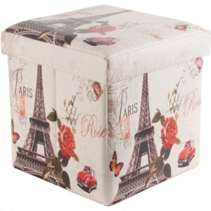 Taburete PATRAT cutie depozitare model :Paris