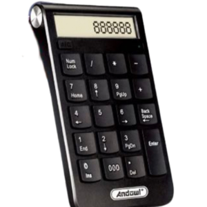 Tastatura Numerica Extensie cu Receptor Wireless USB 3.0 Andowl QJP30