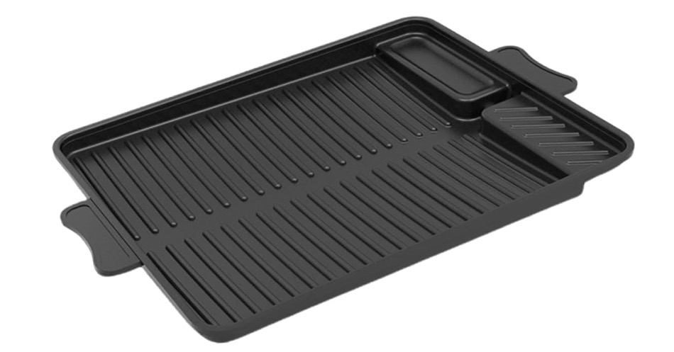 Tava dreptunghiulara de gratar AO 78289 antiaderenta