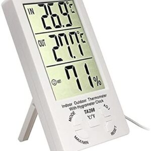 Termometru Multifunctional cu Ceas si Senzor de Umiditate TA298
