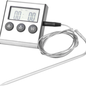Termometru pentru carne cu afisaj si temporizator 0 250 grade C