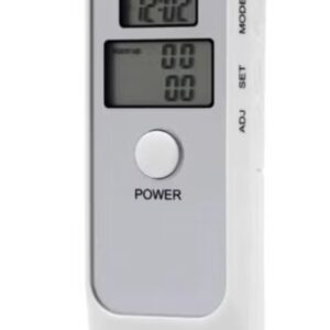 Tester de Alcoolemie digital functie de ceas cronometru Alb