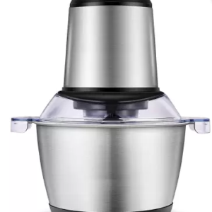 Tocator Electric Multifunctional Q JR842 650W cu 2 Viteze din Inox pentru Carne Fructe si Legume Capacitate 3L