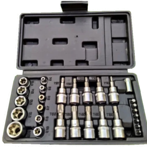 Trusa 29 piese Chei Tubulare Torx si Capete Biti Torx