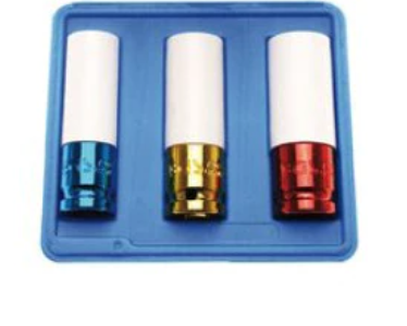 Trusa 3 prezoane cu protectie silicon 17 19 21mm