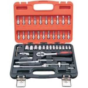 Trusa 46 Piese chei tubulare si biti