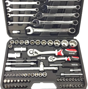 Trusa 82 scule mixte de mana cutie plastic neagra