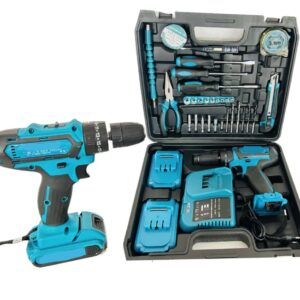 Trusa Bormasina Autofiletanta si Percutie 2 Acumulatori 48V 5Ah + 30 Accesorii MDHL LY