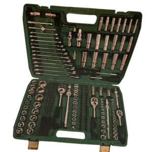 Trusa Chei Tubulare CR-V si Clicket 216 Piese Cutie Verde