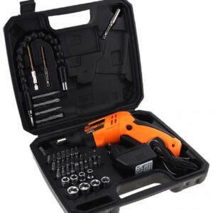 Trusa Surubelnita Electrica cu Acumulator 47 Piese 4.8V 200RPM DCTools