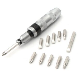 Trusa Surubelnita de impact 14 piese cu 12 biti metalici surubelnita si adaptor