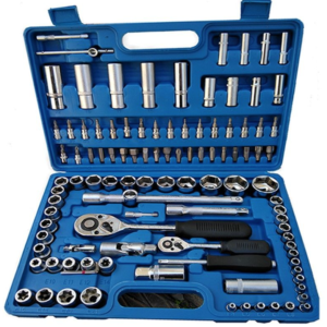 Trusa de scule 108 piese chei tubulare cromate