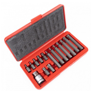 Trusa profesionala de scule 15 piese Biti Torx H10