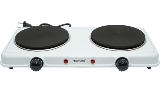 UB Aragaz portabil cu 2 ochiuri ALB 2020A