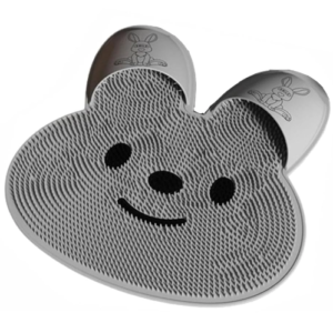 UB Covoras de baie GRI model iepuras antiderapant multifunctional