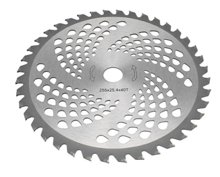 UB Disc cu dinti vidia 255x25.4x40T pentru motocoasa ONDULAT model ROTUND MX1024