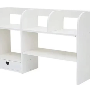 UB Etajeta pentru Birou cu 6 compartimente si un sertar PVC 55x14x34cm Alb