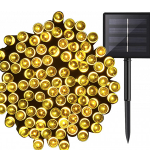 UB Instalatie Solara 1500-4 ALB CALD cu 300 LED lungime 30 Metri telecomanda