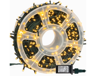 UB Instalatie de Craciun tip Rola interior sau exterior rezistenta 100m 500LED ALB CALD