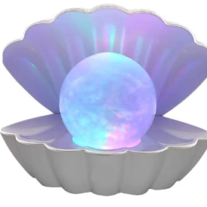 UB Lampa De Veghe In Forma de Scoica Cu Perla In Interior 8 Culori LED