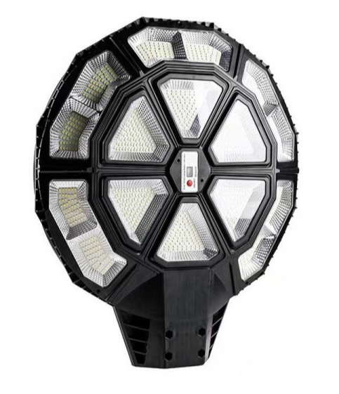 UB Lampa solara stradala 990 LED putere 1000W cu telecomanda ROTUNDA SUS