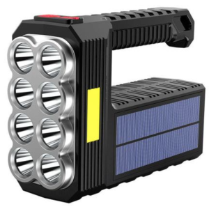 UB Lanterna de mana ST11 cu 8 LED cu incarcare solara si USB