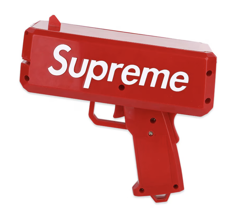 UB Pistol de bani pentru petreceri Supreme functioneaza cu baterii