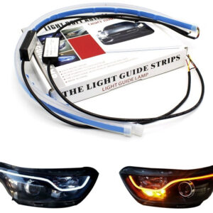 UB Set 2 Benzi CANBUS 60CM LED flexibile pentru faruri-alb si galben