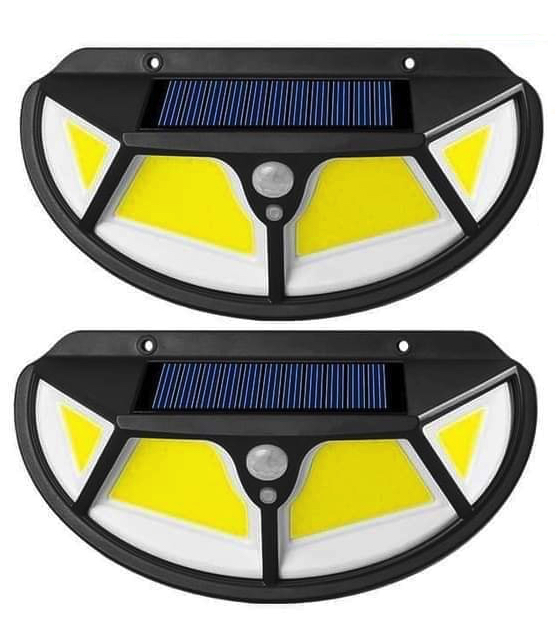 UB Set 2 Lampa solara SH -122 LED COB cu senzor de miscare si lumina 3 moduri ILUMINARE