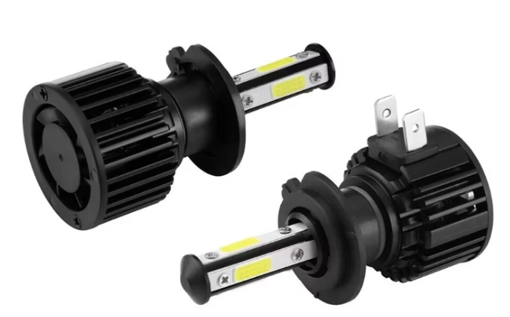 UB Set 2 leduri H4 cu doua faze 360 grade 4 fete luminoase alb putere 200W temperatura 6000k