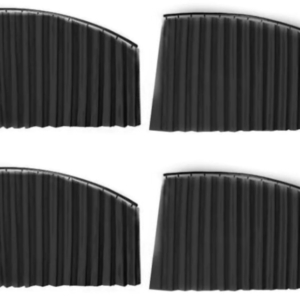 UB Set 4 parasolare retractabile auto geamuri laterale fata-spate NEGRE