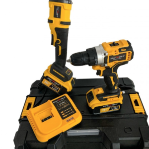 UB Set Trusa WERSTIL masina de gaurit si insurubat + polizor unghiular 2 acumulatori 36V