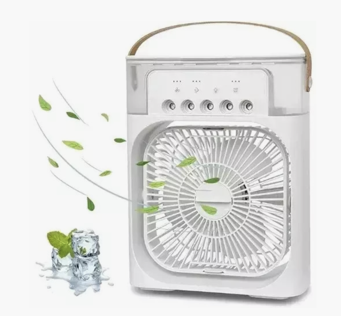 UB Ventilator portabil cu umidificator incorporat conectare USB cu lumina de noapte