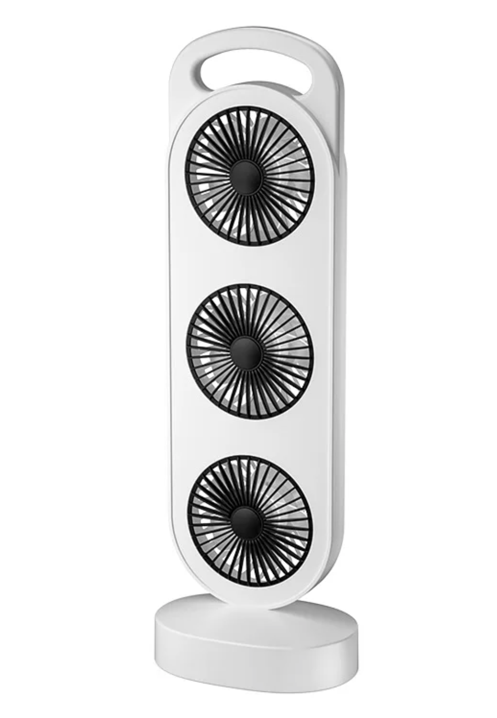 UB Ventilator puternic de birou reincarcabil cu design Triplu acumulator reincarcabil CHI