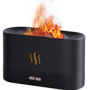 Umidificator Ultrasonic Cu Efect Flacara Silentios Negru