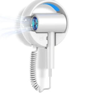 Uscator de par cu montare pe perete cu ioni negativi lumina albastra Andowl Q F002