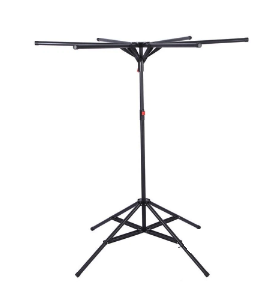 Uscator de rufe cu trepied pliabil brate rotative