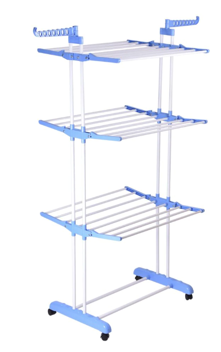 UB Uscator pentru rufe cu 3 nivele si suport pentru umerase dimensiuni 75x64x170cm