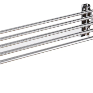 UB Uscator rufe din aluminiu retractabil cu prindere in perete si 5 bare