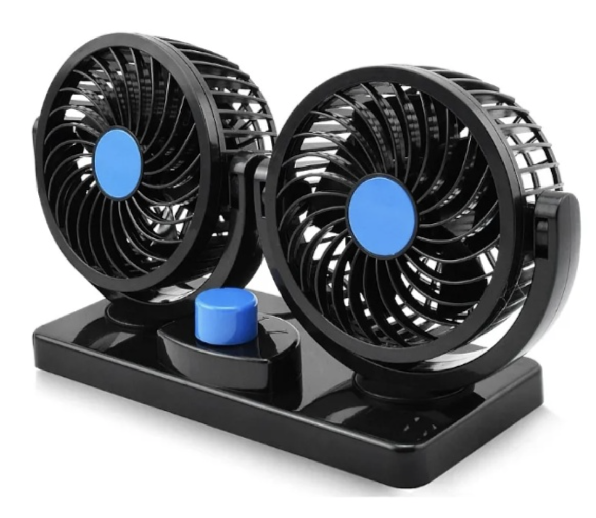 Ventilator Auto Dublu Alimentare La Priza Masinii De 12V Foarte Silentios 2 Trepte De Viteza Mars 304