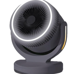 Ventilator de birou cu 3 trepte de viteza rotire 360 grade silentios