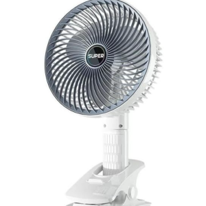 Ventilator de birou portabil cu clips reincarcabil silentios cu 3 viteze