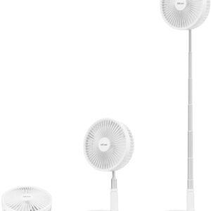 Ventilator de masa fara fir pliabil foarte silentios